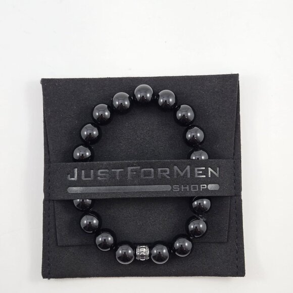 Onyx Bracelet with 10mm beads - Picture 2 of 8